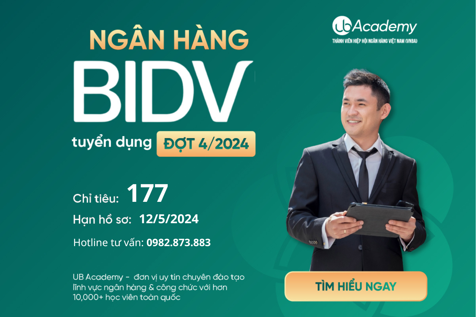 Ngân hàng BIDV tuyển dụng Đợt 4/2024