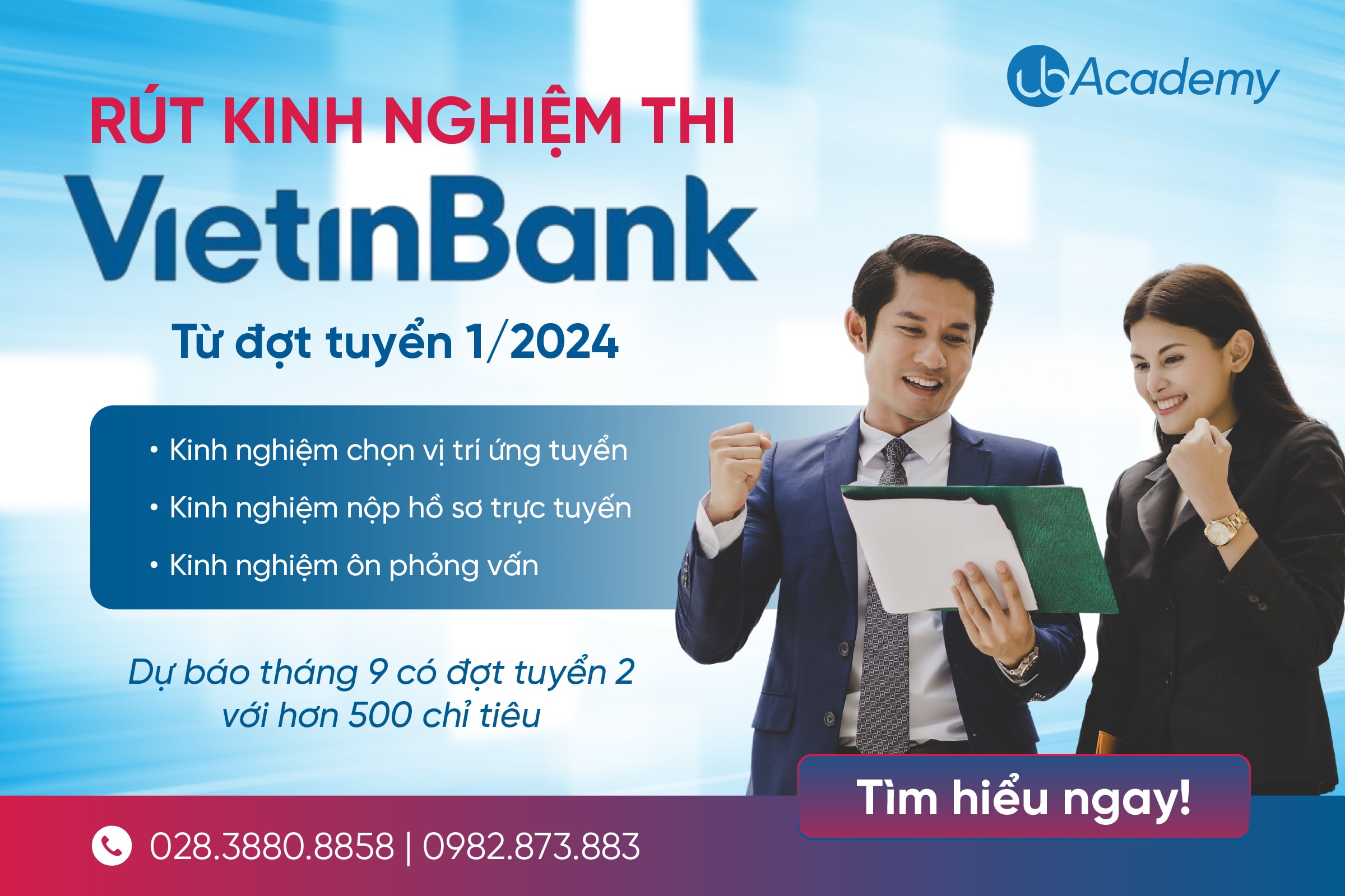 Kinh nghiệm thi tuyển ngân hàng VietinBank 2024 