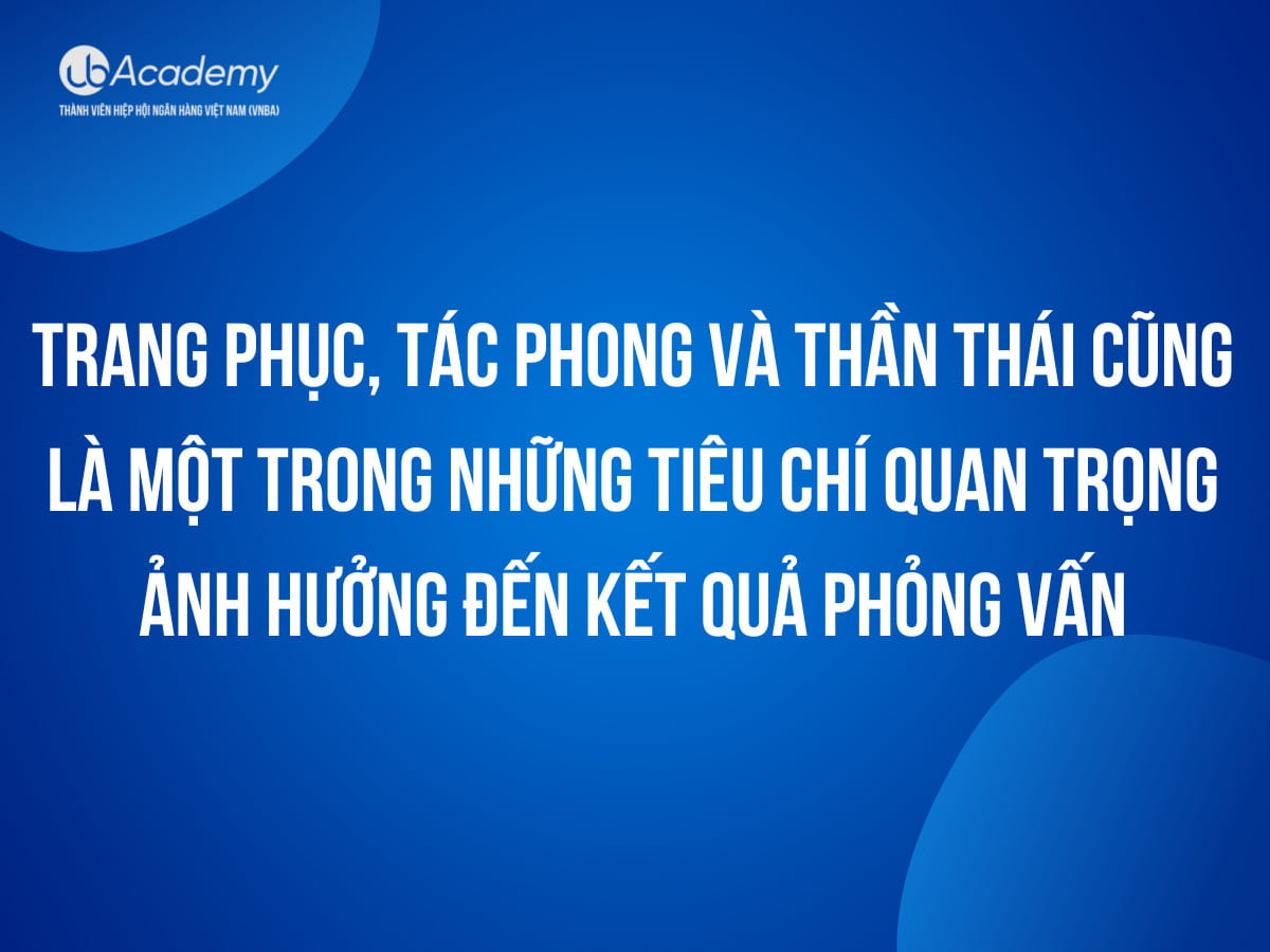 phỏng vấn ứng viên Ngân hàng có kinh nghiệm